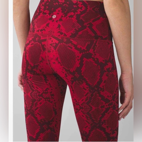 Lululemon Athletica Red Leggings - Picture 2 of 7
